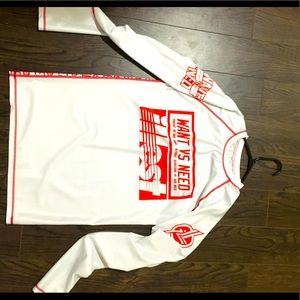 Super Rare!! Illest Want VS Need rashguard